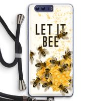 Let it bee: Honor 9 Transparant Hoesje met koord