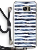 Verrassende lijnen: Samsung Galaxy S7 Edge Transparant Hoesje met koord