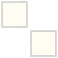 LED Paneel Slim 2-Pack 30x30 - 4200K Natuurlijk Wit - 24W Inbouw