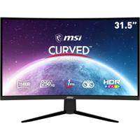 MSI G32C4XDE Gaming monitor Energielabel F (A - G) 80 cm (31.5 inch) 1920 x 1080 Pixel 16:9 1 ms HDMI, DisplayPort, Hoofdtelefoonaansluiting VA LCD - thumbnail