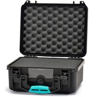 HPRC 2300 case met schuim zwart/blauw bassano