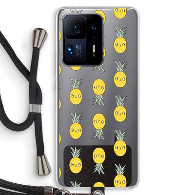 Ananas: Xiaomi Mi Mix 4 Transparant Hoesje met koord