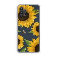 Sunflower and bees: Samsung Galaxy A32 5G Transparant Hoesje