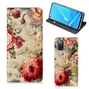 Smart Cover voor OPPO A52 | A72 Bloemen