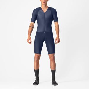 Castelli Sanremo RC speedsuit korte mouw blauw heren L