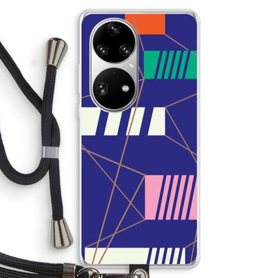 Gestalte 5: Huawei P50 Pro Transparant Hoesje met koord