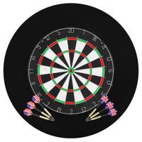 VidaXL Dartbord professioneel met 6 darts en surround sisal