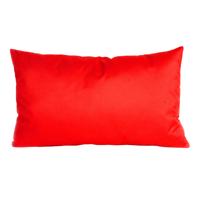Buiten of tuin sier kussens - rood - 30 x 50 cm - binnen/buiten - tuinbank