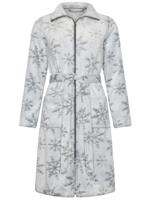 Duurzame fleece badjas ijskristallen