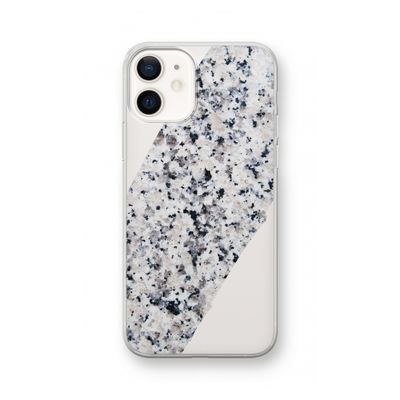 Gespikkelde marmer: iPhone 12 Transparant Hoesje