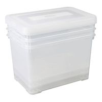 Curver Opbergboxenset Handy 3x65 L transparant - thumbnail