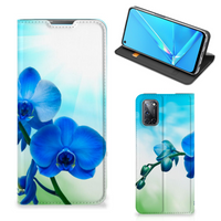 OPPO A52 | A72 Smart Cover Orchidee Blauw - Cadeau voor je Moeder