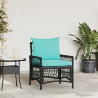 Tuinstoel Zwart 60 x 70 x 78cm poly rattan