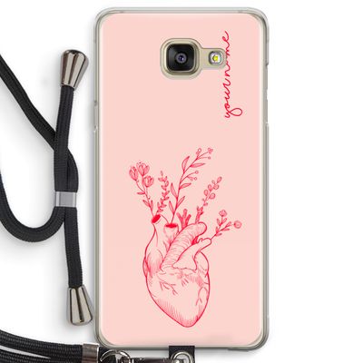 Blooming Heart: Samsung Galaxy A5 (2016) Transparant Hoesje met koord
