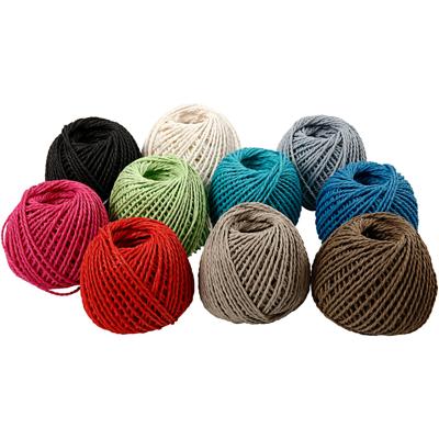 Creativ Company Papiergaren, dikte 2,5-3 mm, 10x150 gr, 10x40 m/ 1 doos