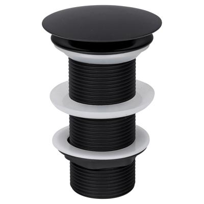 Differnz afvoerplug always open | L | mat zwart | 72mm