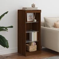Dressoir met LED-verlichting 41x37x100 cm bruin eikenkleur - thumbnail
