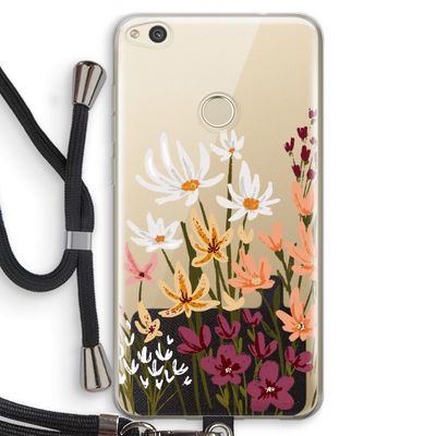 Painted wildflowers: Huawei Ascend P8 Lite (2017) Transparant Hoesje met koord