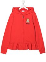 Moschino Kids hoodie à imprimé Toy Bear - Rouge - thumbnail