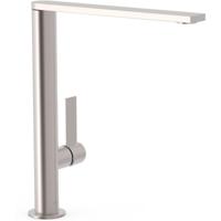 Wastafelkraan Tres Project | Opbouw | Draaibare uitloop | Mengkraan | Hoog model | 1-hendel | Rond | RVS look