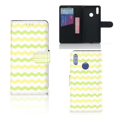 Huawei Y7 (2019) | Telefoon Hoesje | Waves Yellow