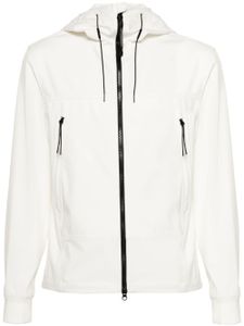 C.P. Company veste zippée à capuche - Blanc