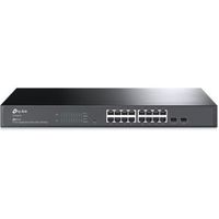 TP-LINK TL-SG2218 netwerk-switch Managed L2/L2+ Gigabit Ethernet (10/100/1000) Zwart - thumbnail