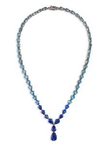 Anabela Chan collier Aqua Nova serti de pierres - Bleu