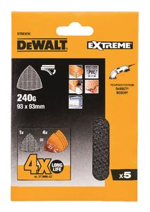 DeWalt Accessoires Mesh schuurgaas 93x93mm K240 | 5 stuks - DTM3095-QZ