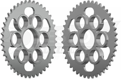 ESJOT Chain wheel 520 44z steel silver