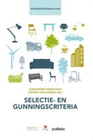 Selectie- en gunningscriteria (Paperback)