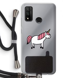 Eenhoorn: Huawei P Smart (2020) Transparant Hoesje met koord