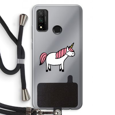 Eenhoorn: Huawei P Smart (2020) Transparant Hoesje met koord