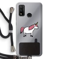 Eenhoorn: Huawei P Smart (2020) Transparant Hoesje met koord