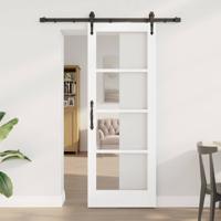 Schuifdeur met Hardware Set 'ORKDAL'Wit 73,5x198,5 cm