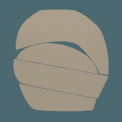 Wanddecoratie Houten Blok Fog