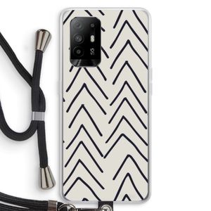 Marrakech Arrows: Oppo A94 5G Transparant Hoesje met koord