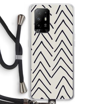 Marrakech Arrows: Oppo A94 5G Transparant Hoesje met koord