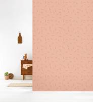 Behang Pine Needle Rol Copperblush Behang Pine Needle Rol Copperblush