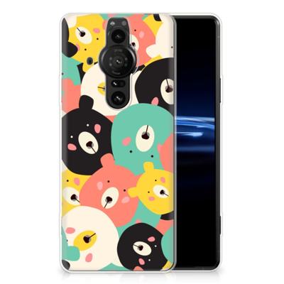 Sony Xperia Pro-I Telefoonhoesje met Naam Bears