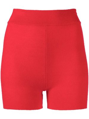 Cashmere In Love short de cyclisme Alexa en maille - Rouge