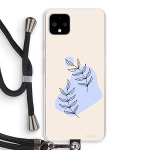 Leaf me if you can: Pixel 4 XL Transparant Hoesje met koord