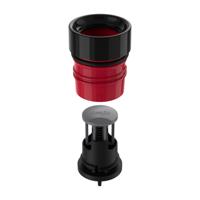 EMSA Bludrop Sleeve N3111100 drinkfles Dagelijks gebruik 700 ml Roestvrijstaal Zwart, Roestvrijstaal - thumbnail