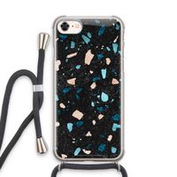 Terrazzo N°11: iPhone 8 Transparant Hoesje met koord