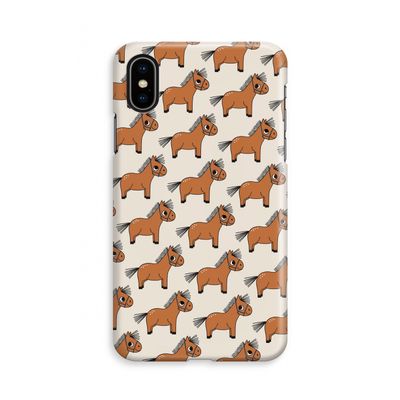 Pony: iPhone X Volledig Geprint Hoesje