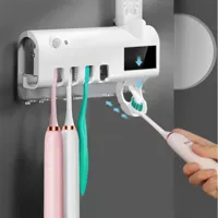 SolarBright UV Tandenborstelhouder met Tandpasta Dispenser