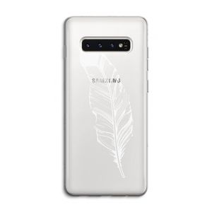 Pluim: Samsung Galaxy S10 4G Transparant Hoesje