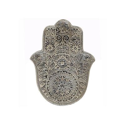 Aluminium Wierookbrander Hamsa Hand (10 x 7,5 cm)