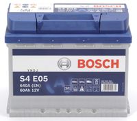 Bosch Blue auto accu S4E05 - 60Ah - 640A - aangepast voor voertuigen met start-stopsysteem S4E05 - thumbnail