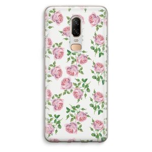 Kleine roosjes: OnePlus 6 Transparant Hoesje